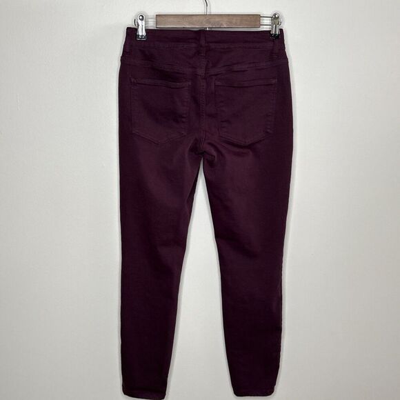 MAURICES Skinny Pants Mid Rise Casual Stretch Small Purple - Picture 5 of 10